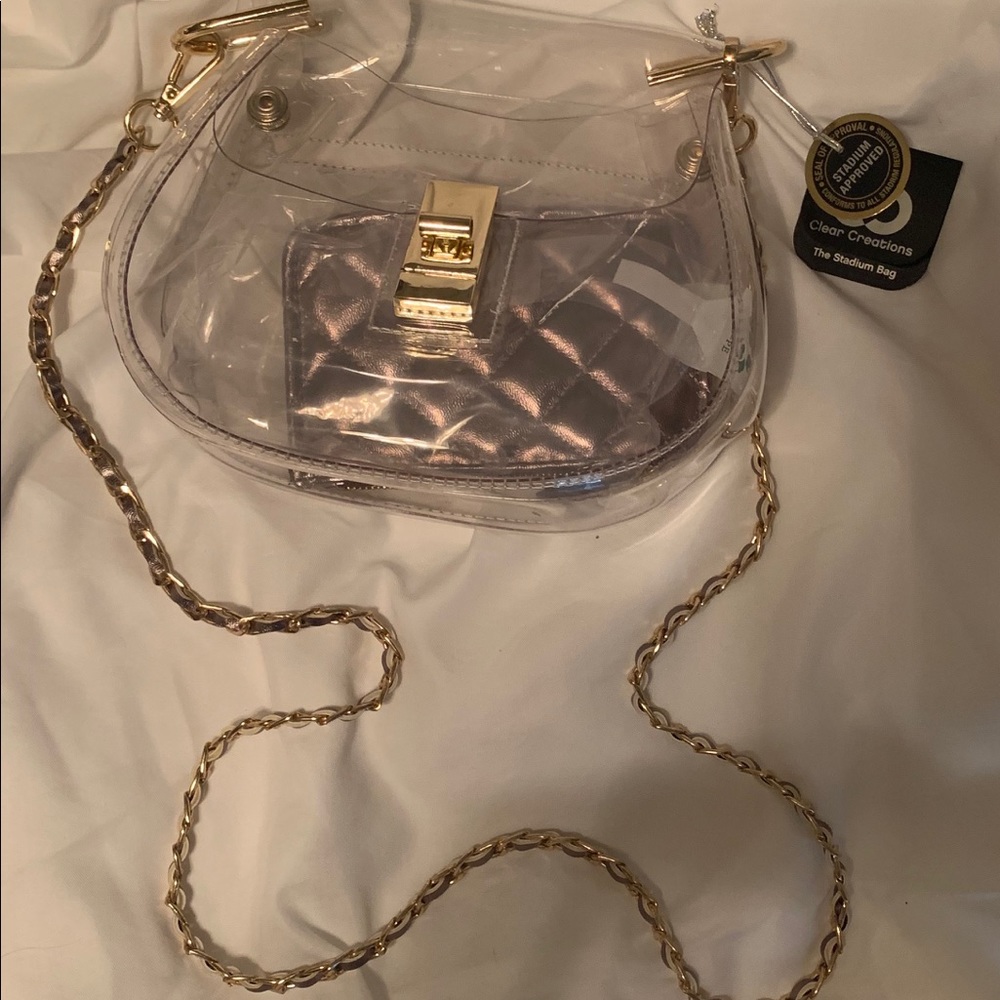 Clear purse/ bag.